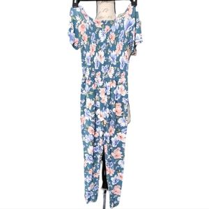 Girls Bailey Lane Floral Print Jumpsuit